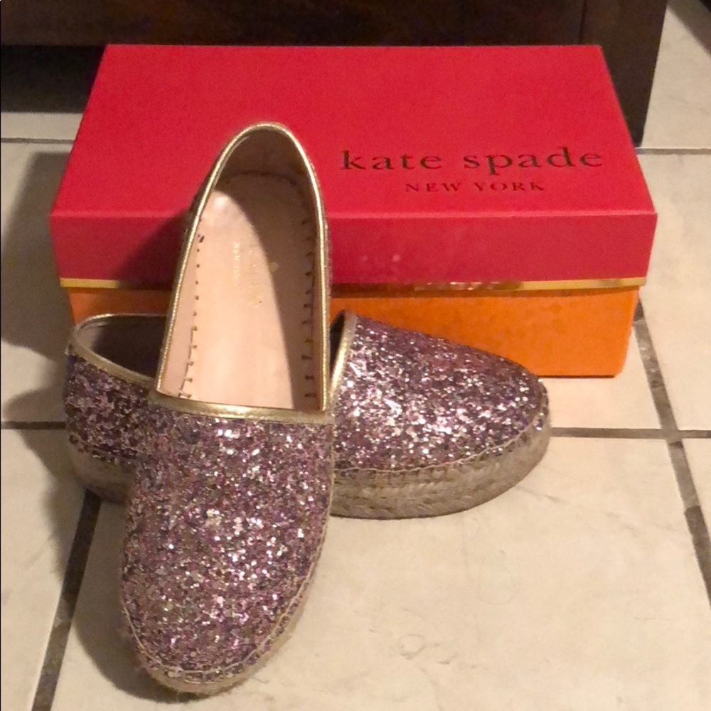 Rose glitter Espadrilles
